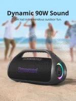 Tronsmart Bang 2 Wireless Portable Boombox With 90w, 2.1 Channel Clarity, 26 Hour Playtime, Sync 100 Speakers