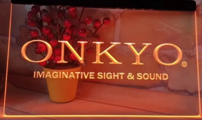 Onkyo Simulated Neon LED Sign