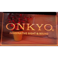 Onkyo Simulated Neon LED Sign