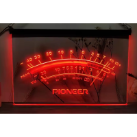Pioneer VU Meter Simulated Neon LED Sign
