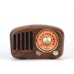 Portable Retro Radio Bluetooth Speaker Walnut Wooden FM Radio Old Fashioned Classic Style Support TF Card Or AUX Cable Play