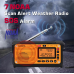 XHDATA D-608WB Emergency Crank Weather Radio AM-FM-SW-NOAA Weather Alert Portable Radio with Phone Charger, Bluetooth, Battery Operated