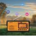 XHDATA D-608WB Emergency Crank Weather Radio AM-FM-SW-NOAA Weather Alert Portable Radio with Phone Charger, Bluetooth, Battery Operated