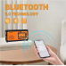 XHDATA D-608WB Emergency Crank Weather Radio AM-FM-SW-NOAA Weather Alert Portable Radio with Phone Charger, Bluetooth, Battery Operated